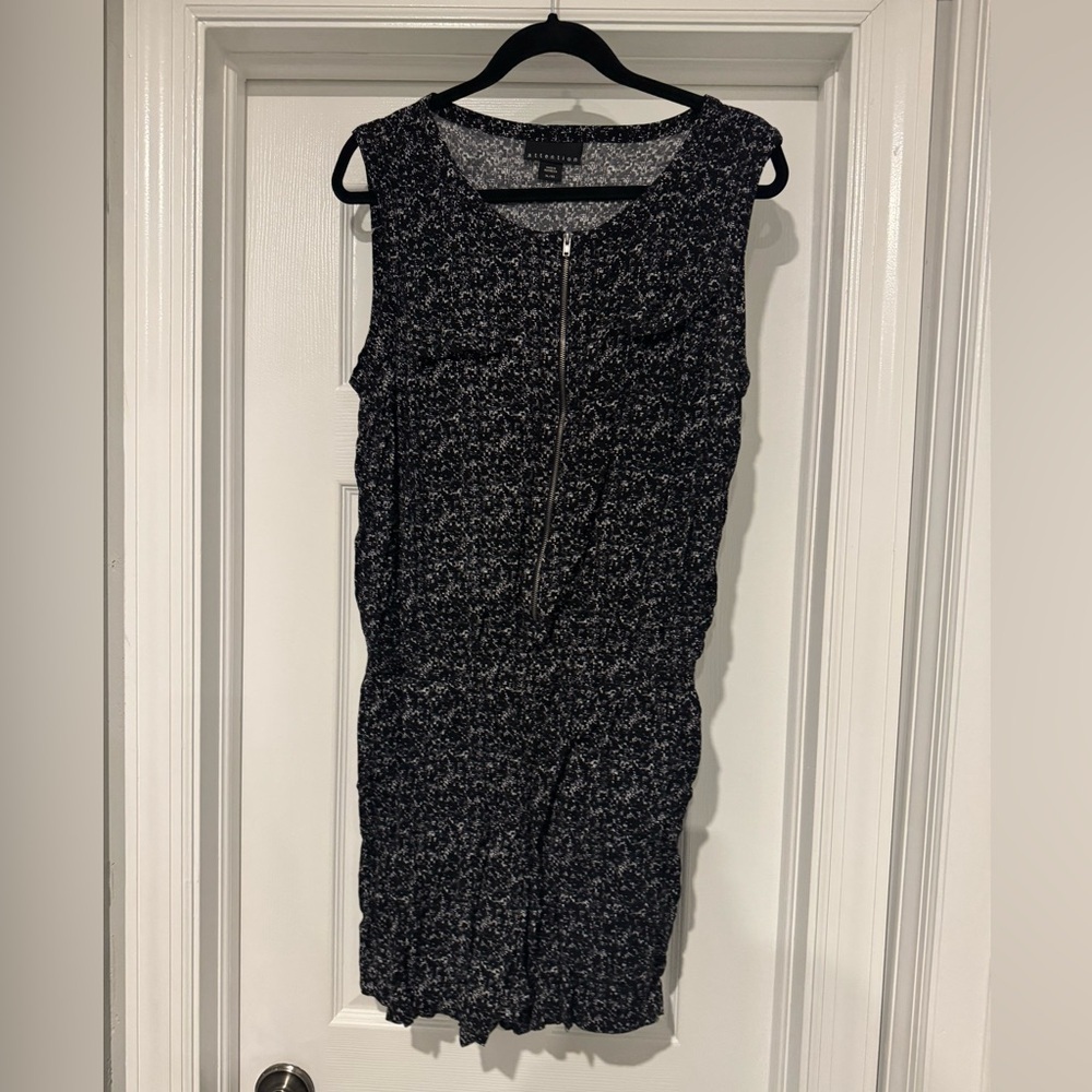 Attention Black Ruched‎ Romper Shorts size XL